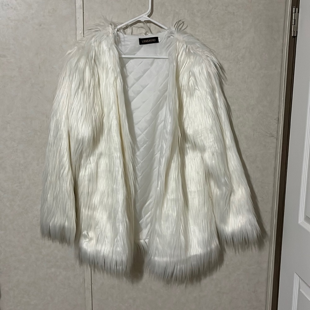Faux fur jacket